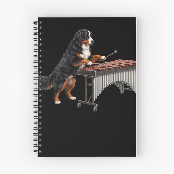 Item preview, Bernese Mountain Dog Playing Marimba Player Marimbist Dog Lover designed and sold by TerryConnells.