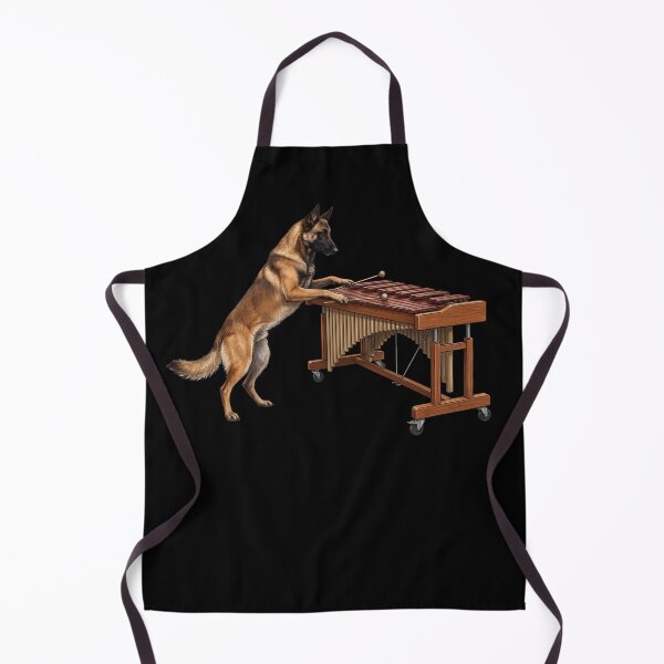 Item preview, Belgian Malinois Playing Marimba Player Marimbist Dog Lover designed and sold by TerryConnells.