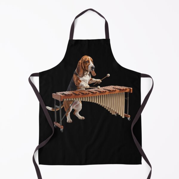 Item preview, Basset Hound Playing Marimba Player Marimbist Dog Lover designed and sold by TerryConnells.