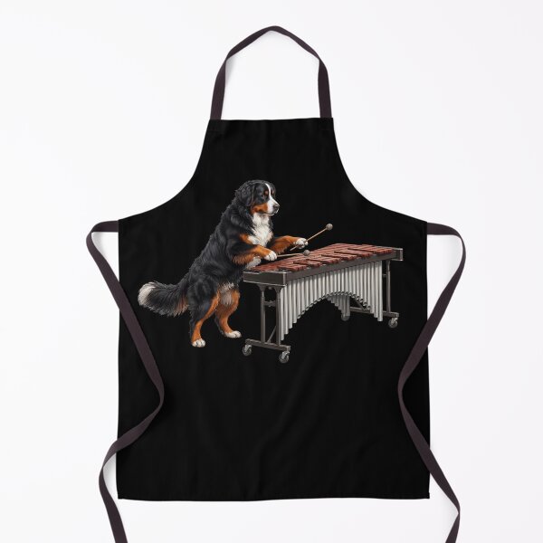 Item preview, Bernese Mountain Dog Playing Marimba Player Marimbist Dog Lover designed and sold by TerryConnells.