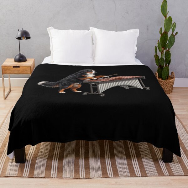 Item preview, Bernese Mountain Dog Playing Marimba Player Marimbist Dog Lover designed and sold by TerryConnells.