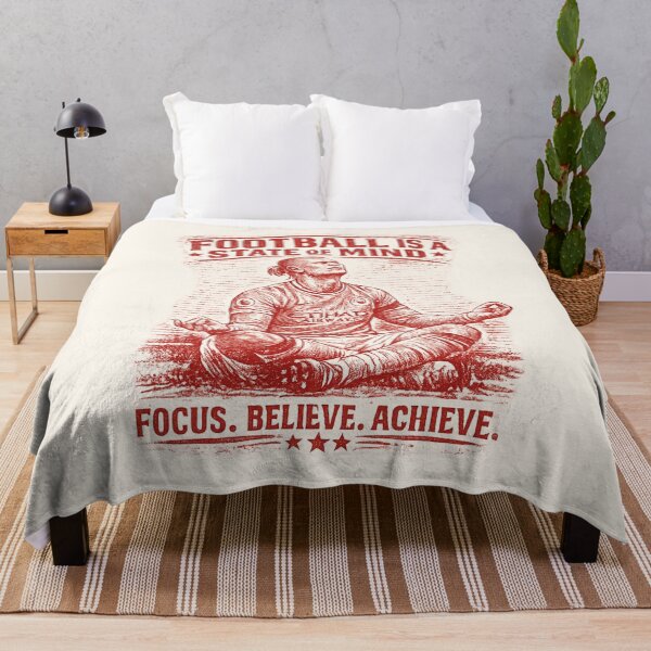 Item preview, Focus Believe Achieve – Football Mentality Streetwear Art designed and sold by BuiltFor90.
