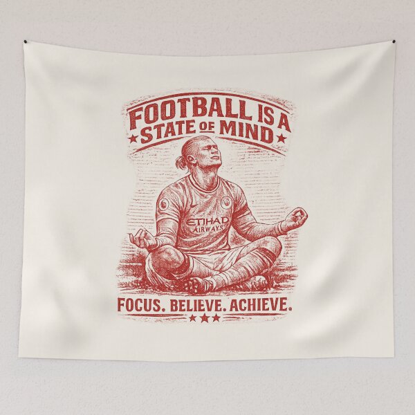 Item preview, Focus Believe Achieve – Football Mentality Streetwear Art designed and sold by BuiltFor90.