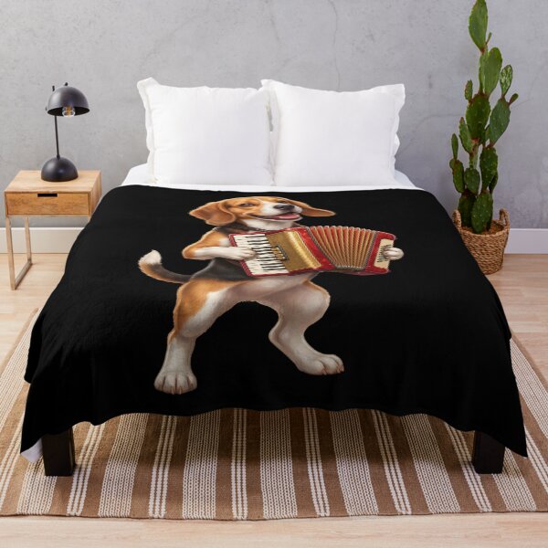 Item preview, Beagle Playing Accordion Player Accordionist Dog Lover designed and sold by DoodleTortle.