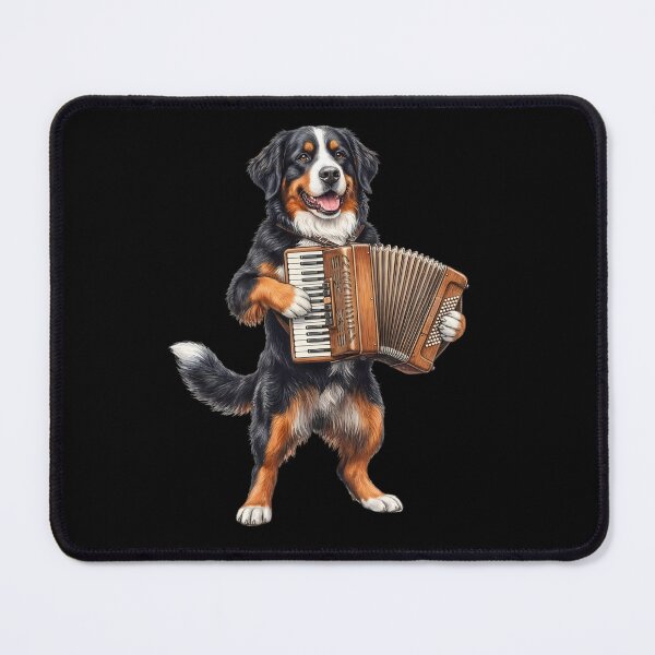 Item preview, Bernese Mountain Dog Playing Accordion Player Accordionist Dog Lover designed and sold by DoodleTortle.
