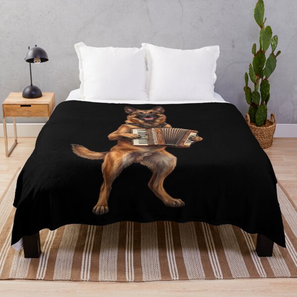 Item preview, Belgian Malinois Playing Accordion Player Accordionist Dog Lover designed and sold by DoodleTortle.