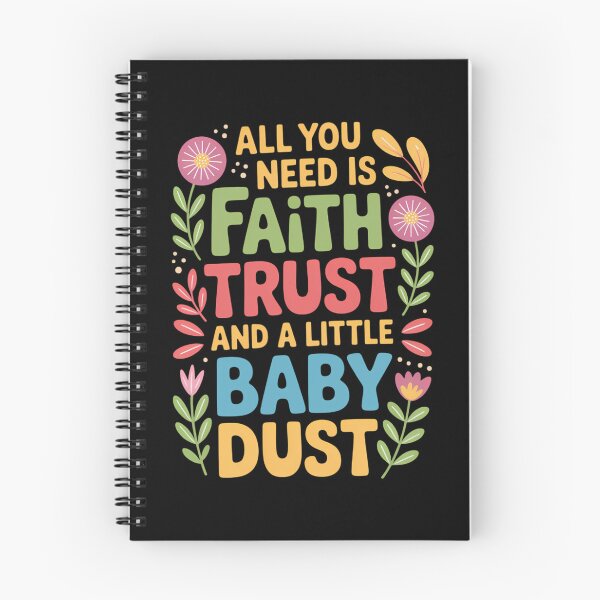 Item preview, Embryo Transfer Day IVF - Faith Trust And A Little Baby Dust designed and sold by HellD3vil-Art.