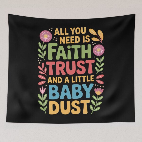 Item preview, Embryo Transfer Day IVF - Faith Trust And A Little Baby Dust designed and sold by HellD3vil-Art.