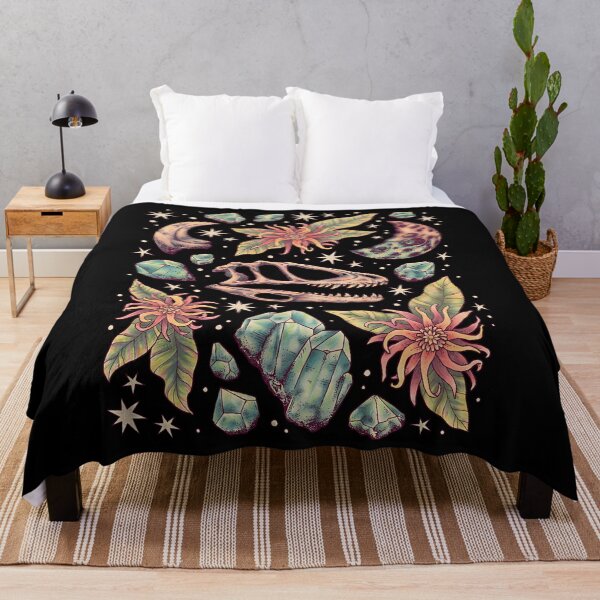 Item preview, Deinonychus Dinosaur Floral Nature Pattern designed and sold by rxwnubpjarb76.
