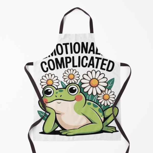 Item preview, Emotionally Complicated – Cute Frog Floral Graphic Tee designed and sold by NewUSShop.