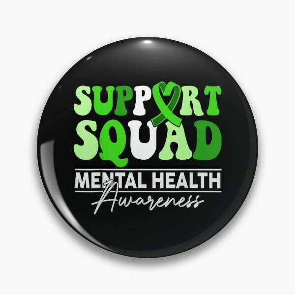 Item preview, Support Squad Sunflower Hair Mental Health Awareness designed and sold by LisaMCasares.