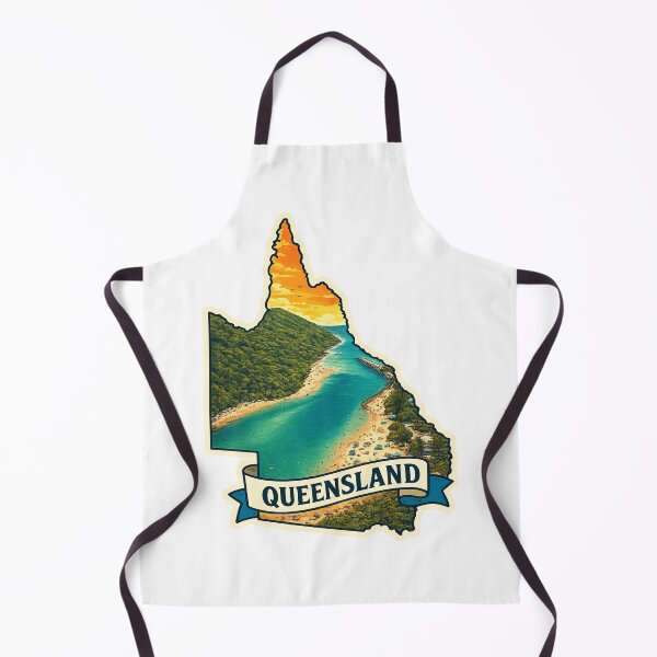 Item preview, Queensland Beach - Travel Art designed and sold by maximinano100k.