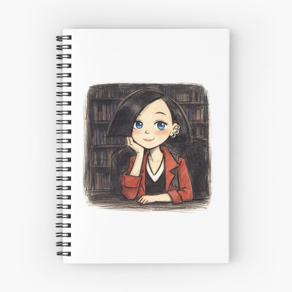 Item preview, JANE LANE IN DARK LIBRARY designed and sold by LIS AND MELIVERSO.