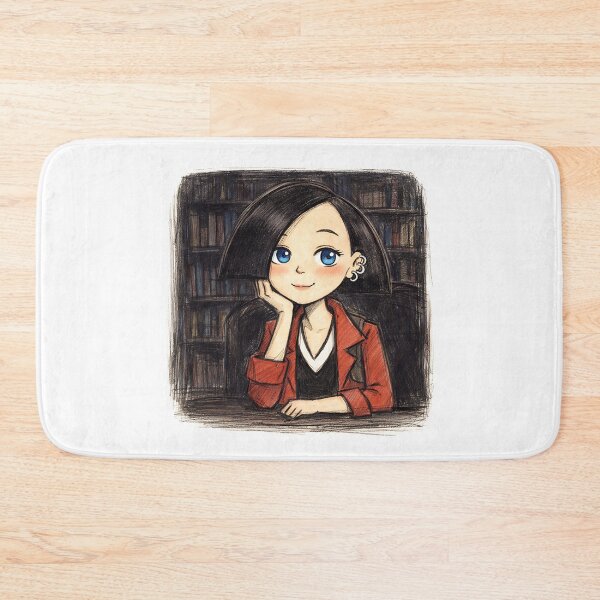Item preview, JANE LANE IN DARK LIBRARY designed and sold by LIS AND MELIVERSO.