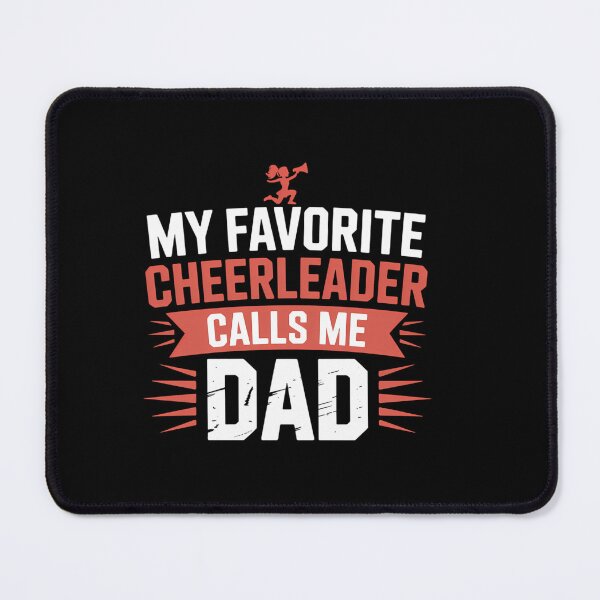 Item preview, Red Cheer Dad Family Father Cheerleader Squad  designed and sold by HellD3vil-Art.