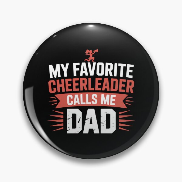 Item preview, Red Cheer Dad Family Father Cheerleader Squad  designed and sold by HellD3vil-Art.