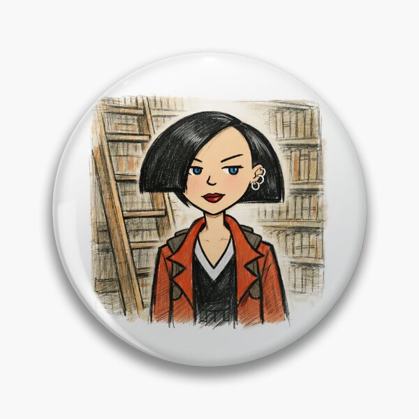 Item preview, JANE LANE ON LIBRARY LADDER designed and sold by LIS AND MELIVERSO.