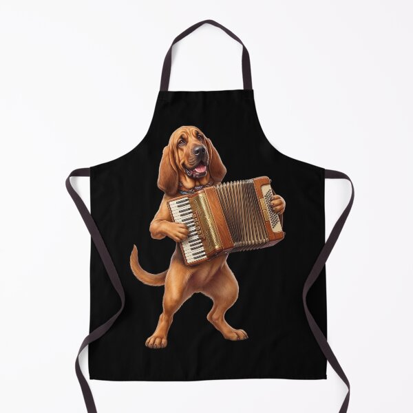Item preview, Bloodhound Playing Accordion Player Accordionist Dog Lover designed and sold by DoodleTortle.