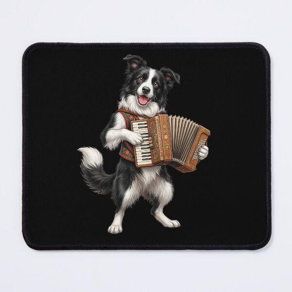 Item preview, Border Collie Playing Accordion Player Accordionist Dog Lover designed and sold by DoodleTortle.