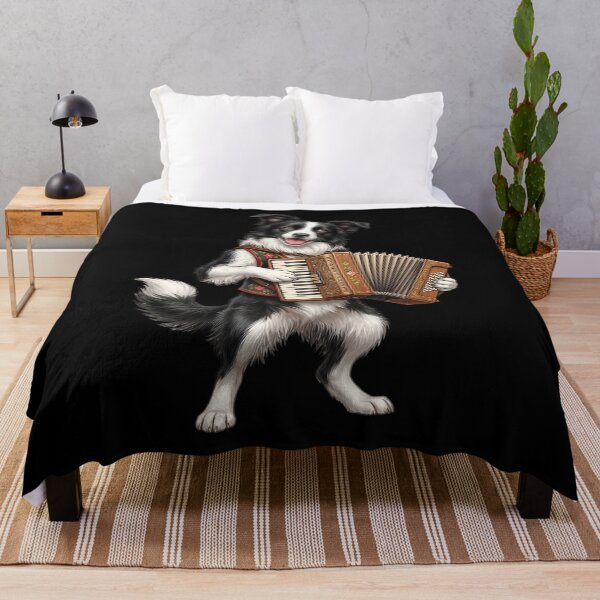 Item preview, Border Collie Playing Accordion Player Accordionist Dog Lover designed and sold by DoodleTortle.