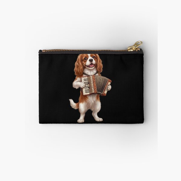 Item preview, Cavalier King Charles Spaniel Playing Accordion Player Accordionist Dog Lover designed and sold by DoodleTortle.