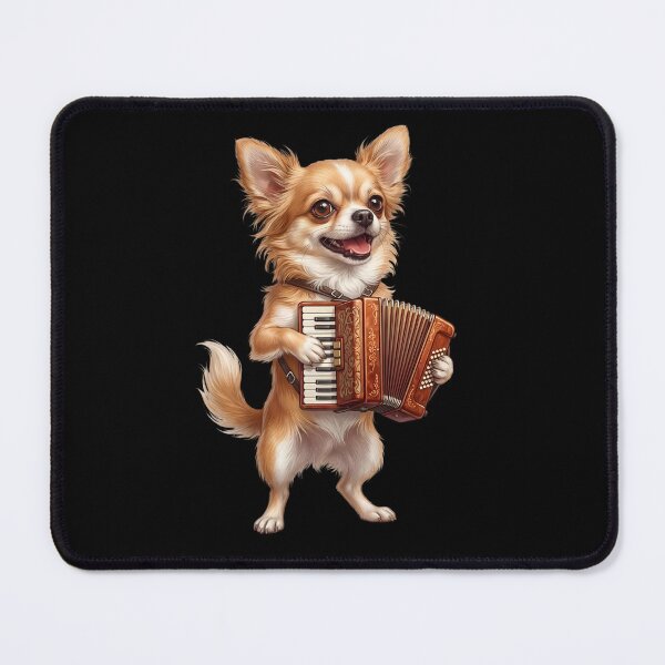 Item preview, Chihuahua Playing Accordion Player Accordionist Dog Lover designed and sold by DoodleTortle.