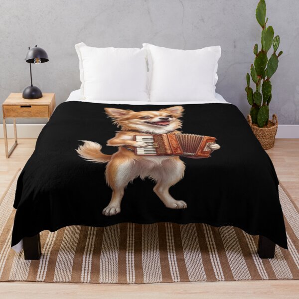 Item preview, Chihuahua Playing Accordion Player Accordionist Dog Lover designed and sold by DoodleTortle.