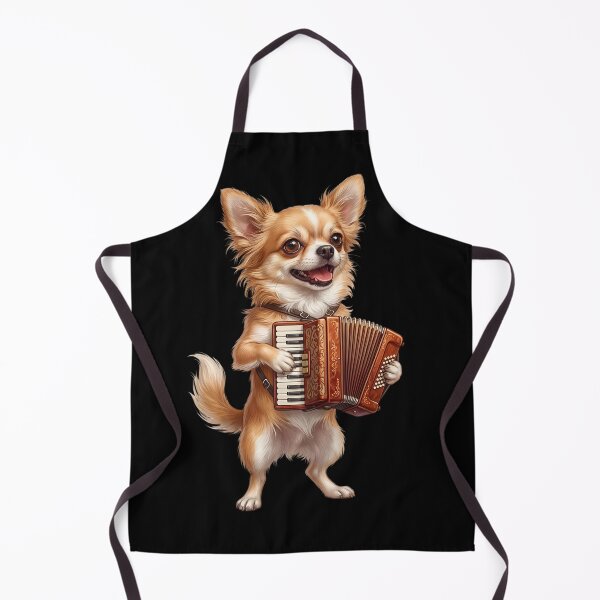 Item preview, Chihuahua Playing Accordion Player Accordionist Dog Lover designed and sold by DoodleTortle.