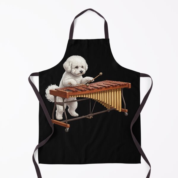 Item preview, Bichon Frise Playing Marimba Player Marimbist Dog Lover designed and sold by TerryConnells.