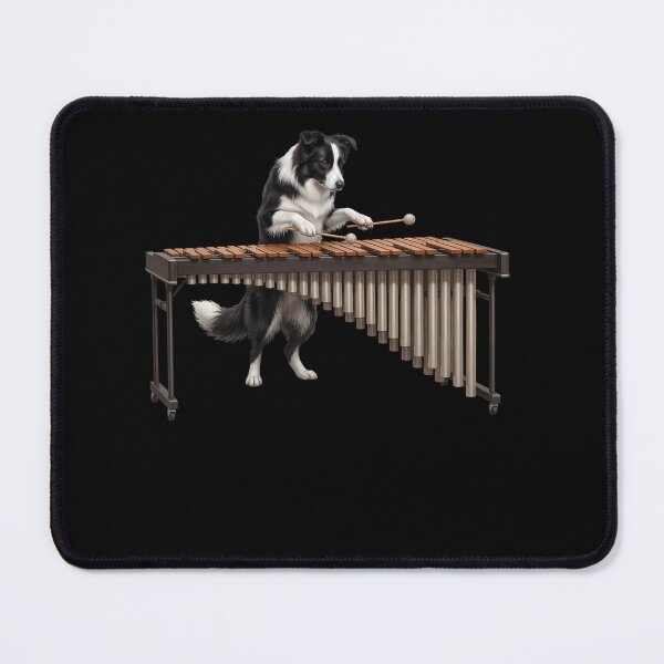 Item preview, Border Collie Playing Marimba Player Marimbist Dog Lover designed and sold by TerryConnells.