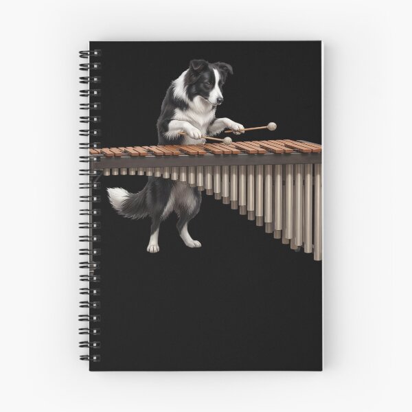 Item preview, Border Collie Playing Marimba Player Marimbist Dog Lover designed and sold by TerryConnells.
