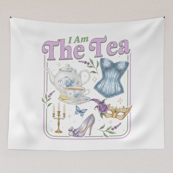 Item preview, Vintage I am the tea you will be having  designed and sold by EdificaturasArt.