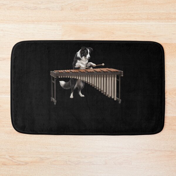Item preview, Border Collie Playing Marimba Player Marimbist Dog Lover designed and sold by TerryConnells.