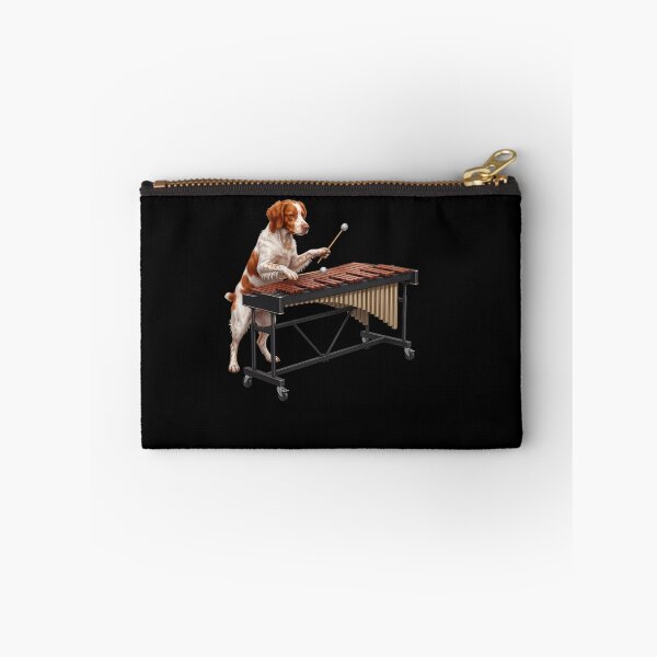 Item preview, Brittany Playing Marimba Player Marimbist Dog Lover designed and sold by TerryConnells.