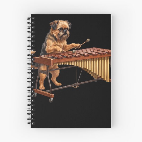 Item preview, Brussels Griffon Playing Marimba Player Marimbist Dog Lover designed and sold by TerryConnells.