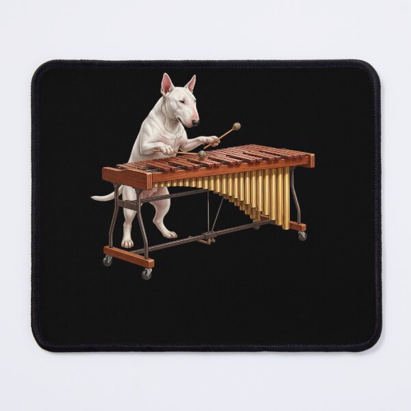Item preview, Bull Terrier Playing Marimba Player Marimbist Dog Lover designed and sold by TerryConnells.