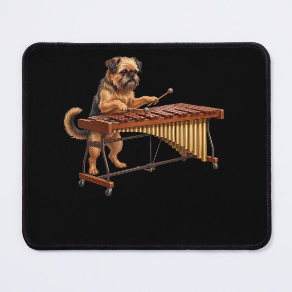 Item preview, Brussels Griffon Playing Marimba Player Marimbist Dog Lover designed and sold by TerryConnells.