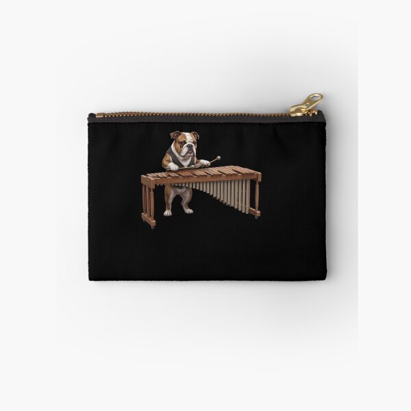 Item preview, Bulldog Playing Marimba Player Marimbist Dog Lover designed and sold by TerryConnells.