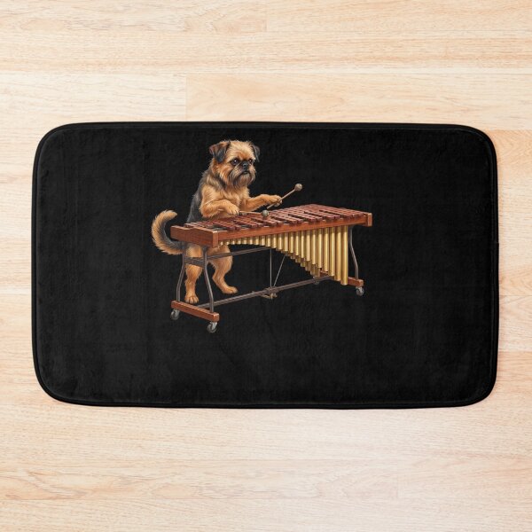 Item preview, Brussels Griffon Playing Marimba Player Marimbist Dog Lover designed and sold by TerryConnells.