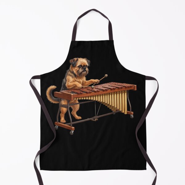 Item preview, Brussels Griffon Playing Marimba Player Marimbist Dog Lover designed and sold by TerryConnells.