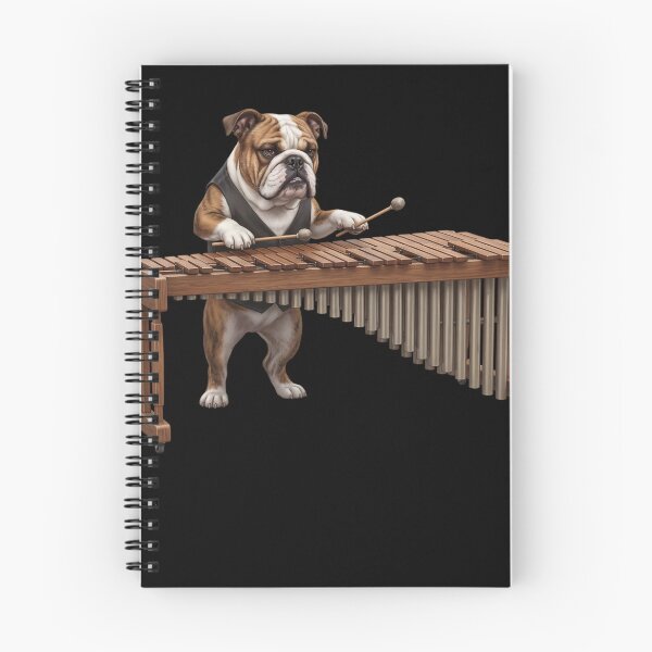 Item preview, Bulldog Playing Marimba Player Marimbist Dog Lover designed and sold by TerryConnells.