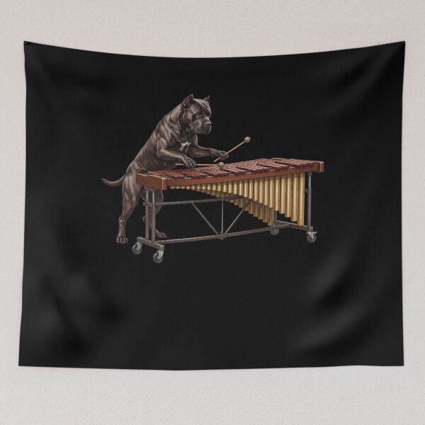 Item preview, Cane Corso Playing Marimba Player Marimbist Dog Lover designed and sold by TerryConnells.