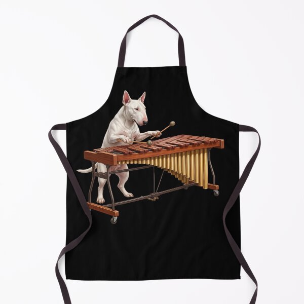 Item preview, Bull Terrier Playing Marimba Player Marimbist Dog Lover designed and sold by TerryConnells.