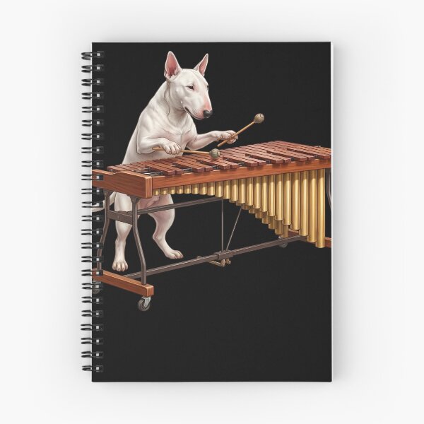 Item preview, Bull Terrier Playing Marimba Player Marimbist Dog Lover designed and sold by TerryConnells.