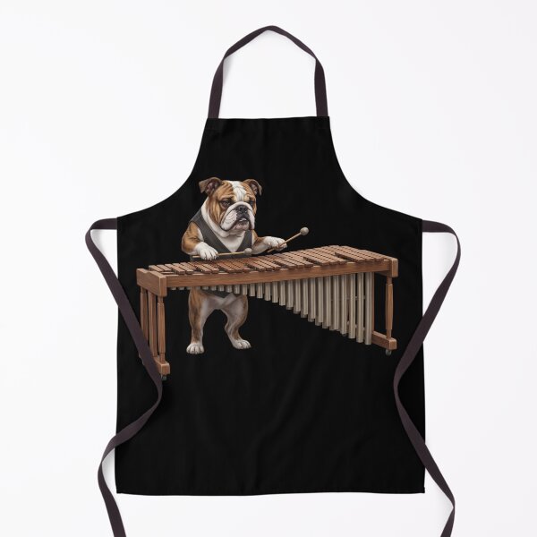 Item preview, Bulldog Playing Marimba Player Marimbist Dog Lover designed and sold by TerryConnells.