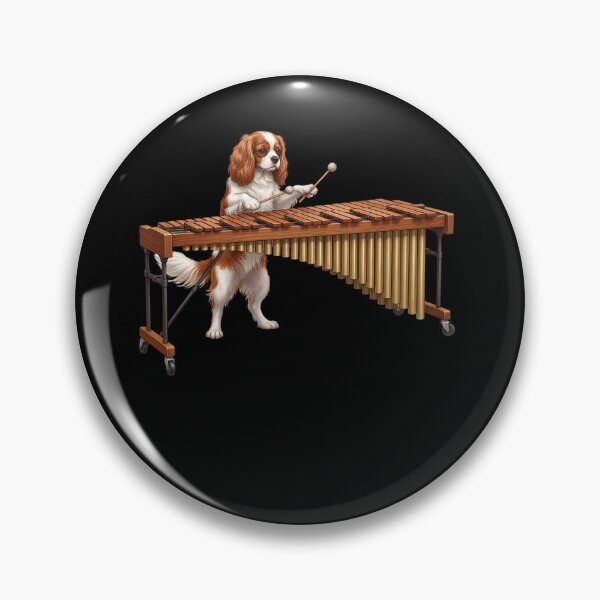 Item preview, Cavalier King Charles Spaniel Playing Marimba Player Marimbist Dog Lover designed and sold by TerryConnells.