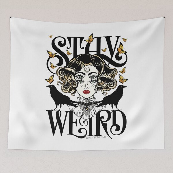 Artikelvorschau, Rose and the Ravens – Stay Weird (Farbversion) entworfen und verkauft von diogoshx.