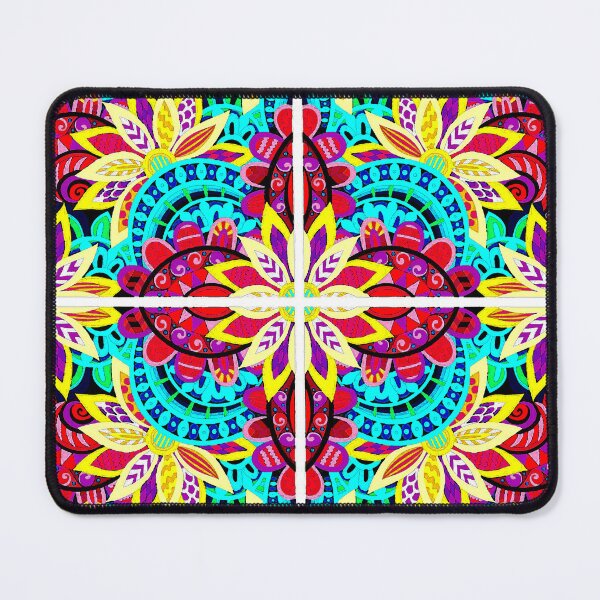 Item preview, flower quilt designed and sold by ViaARTfactory.