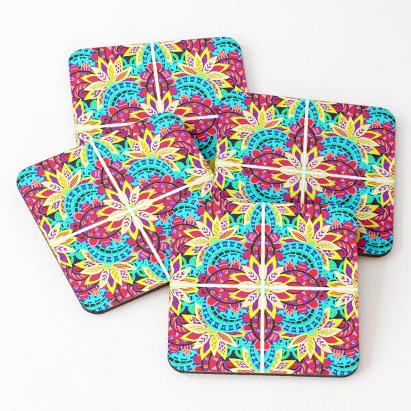 Item preview, flower quilt designed and sold by ViaARTfactory.