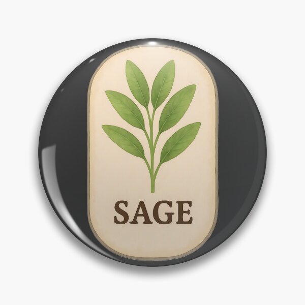 Item preview, Vintage Botanical Herb and Spice Prints: Sage designed and sold by PinUpPizzazz.